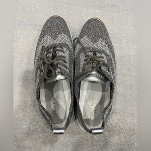 [6.5B]Cole Haan Charcoal Knit Oxford Shoes